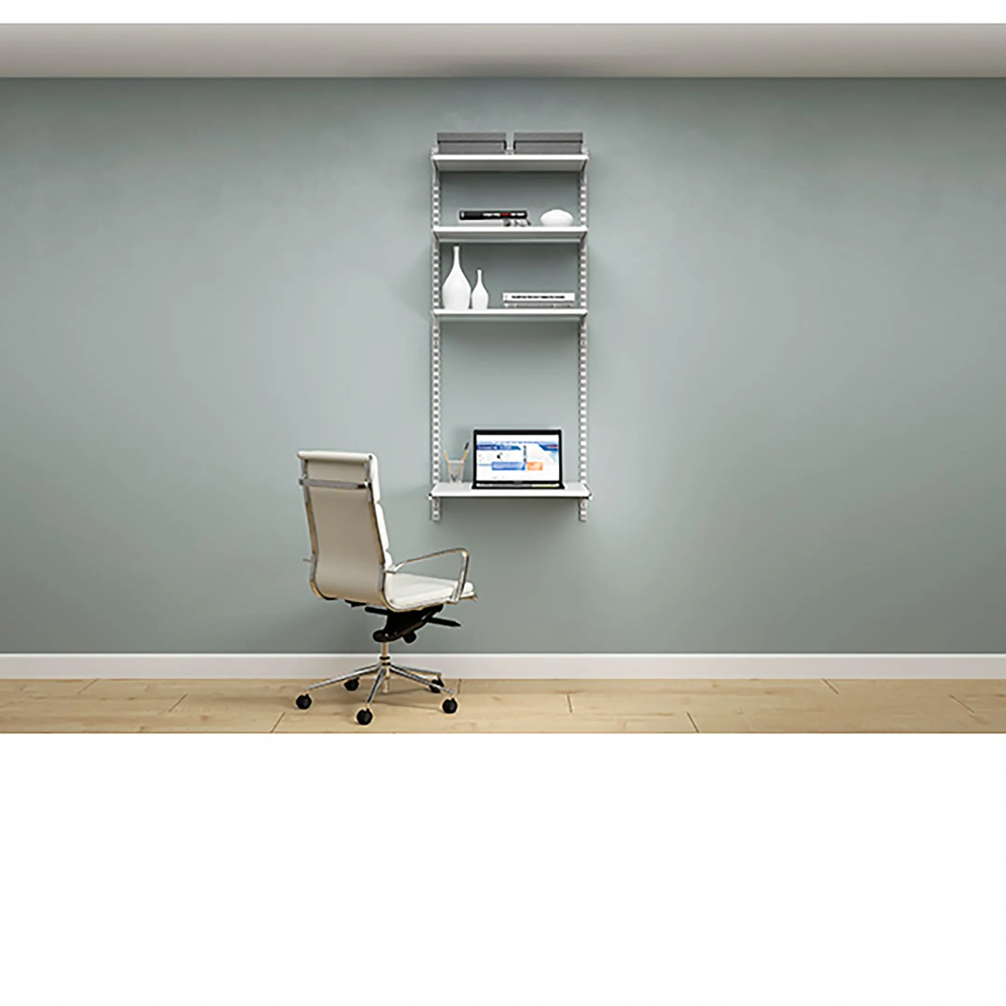 Гардеробная система ПРАКТИК Home Офис 3 белая