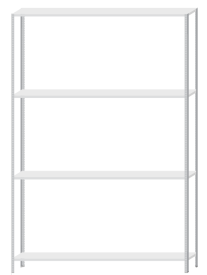 Стеллаж MS Strong 2200x1500x400 (4 полки)