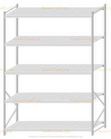 Стеллаж MS Pro Z 3000x2100x1000 (5 ярусов)