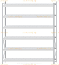 Стеллаж MS Pro Z 2500x2100x400 (6 ярусов)