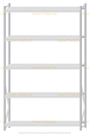 Стеллаж MS Pro Z 3000x1800x400 (5 ярусов)