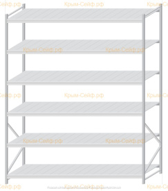 Стеллаж MS Pro Z 3000x2400x1000 (6 ярусов)