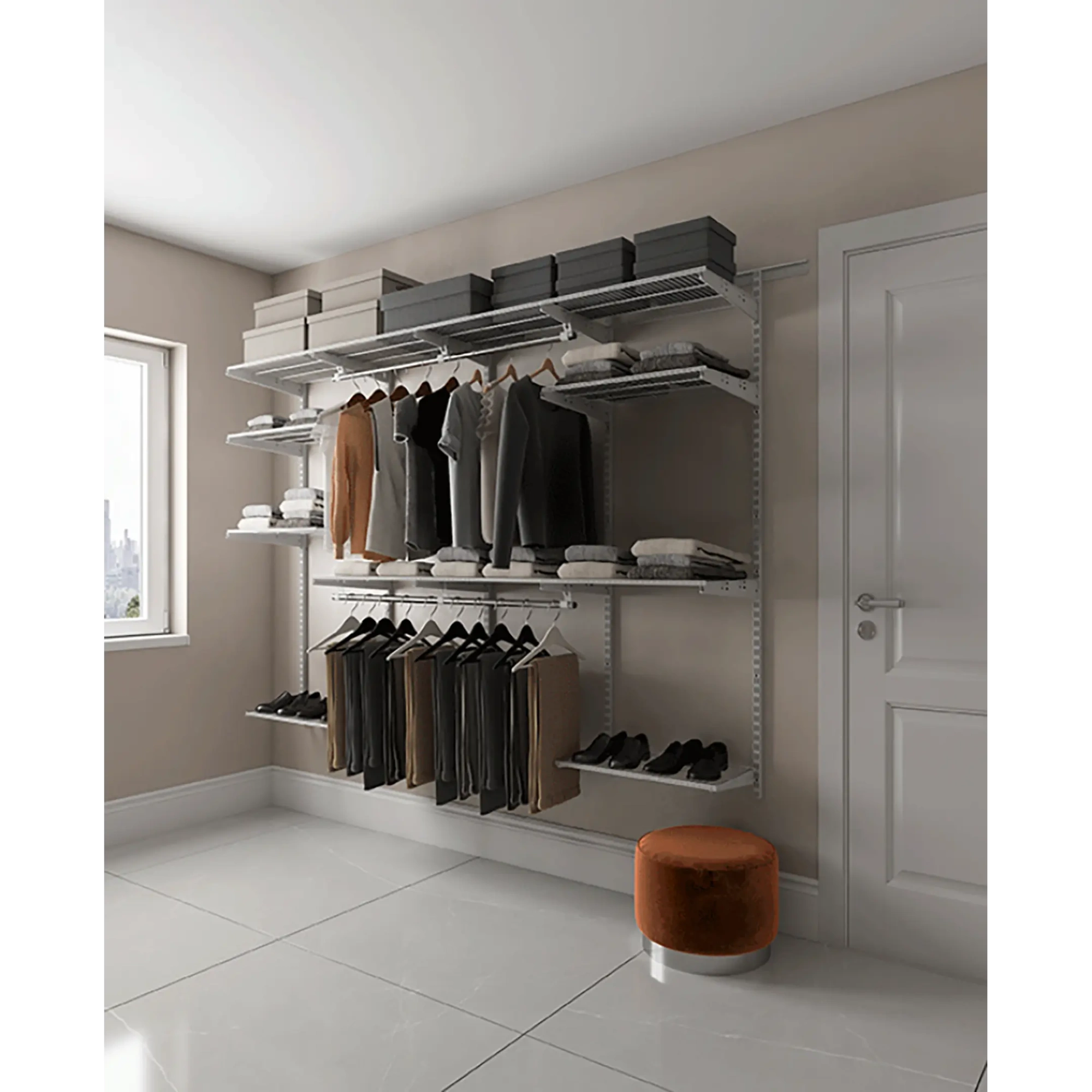 Гардеробная система ПРАКТИК Home Max G180 графит