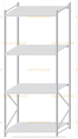 Стеллаж MS Pro Z 3000x1200x1000 (4 яруса)