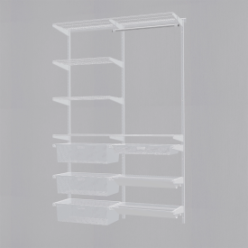 Гардеробная система ПРАКТИК Home Прихожая Large 1 белая