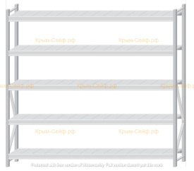 Стеллаж MS Pro Z 2000x2100x400 (5 ярусов)