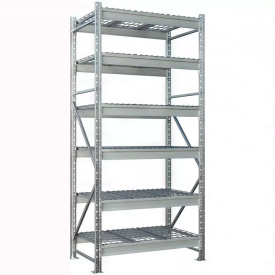 Стеллаж MS Pro Z 3000x900x1000 (6 ярусов с секционным сетчатым настилом)