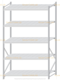 Стеллаж MS Pro Z 2500x1500x800 (5 ярусов)