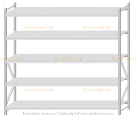 Стеллаж MS Pro Z 2000x2100x600 (5 ярусов)
