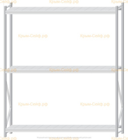 Стеллаж MS Pro Z 2500x2100x400 (3 яруса)