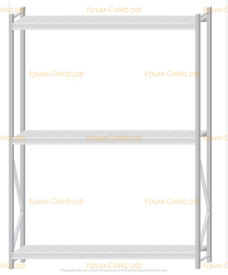 Стеллаж MS Pro Z 2500x1800x400 (3 яруса)