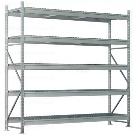 Стеллаж MS Pro Z 3000x2100x800 (5 ярусов с секционным сетчатым настилом)