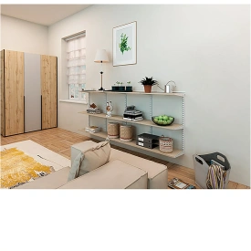 Гардеробная система ПРАКТИК Home Гостиная 5 белая