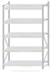 Стеллаж MS Pro Z 2000x1200x600 (5 ярусов)