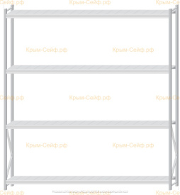 Стеллаж MS Pro Z 3000x2700x400 (4 яруса)