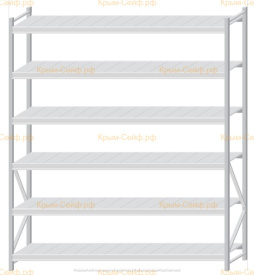 Стеллаж MS Pro Z 2500x2100x600 (6 ярусов)