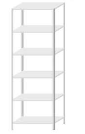 Стеллаж MS Strong 2000x700x800 (6 полок)