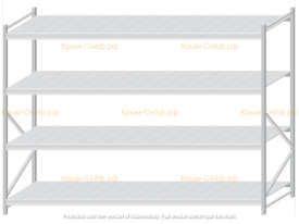 Стеллаж MS Pro Z 2000x2700x1000 (4 яруса)