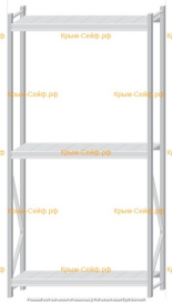 Стеллаж MS Pro Z 2500x1200x400 (3 яруса)