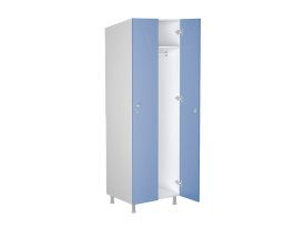 Шкаф для раздевалок WL 21-60 голубой/белый