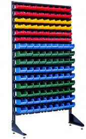 Стеллаж с пластиковыми ящиками 1801-6/9/0