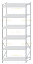 Стеллаж MS Pro Z 3000x1200x800 (6 ярусов)