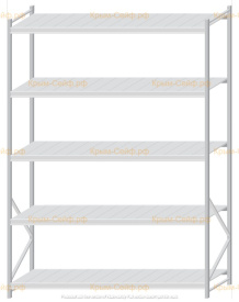 Стеллаж MS Pro Z 3000x2100x800 (5 ярусов)