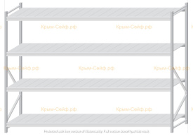 Стеллаж MS Pro Z 2000x2700x800 (4 яруса)
