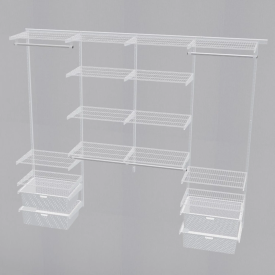 Гардеробная система ПРАКТИК Home Прихожая Large 14 белая