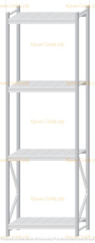 Стеллаж MS Pro Z 3000x900x500 (4 яруса)