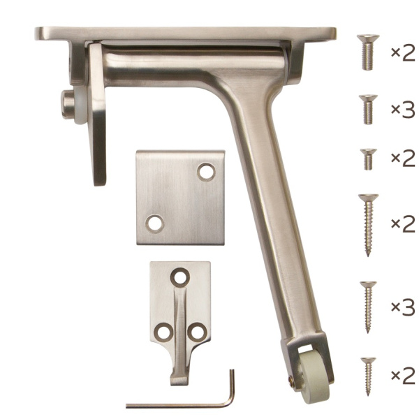 Координатор Fuaro (Фуаро) закрывания двустворчатых дверей DC-1002 INOX 304 (от 40 до 200 кг)