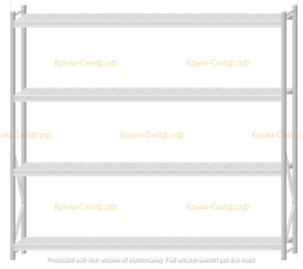 Стеллаж MS Pro Z 2500x2700x400 (4 яруса)