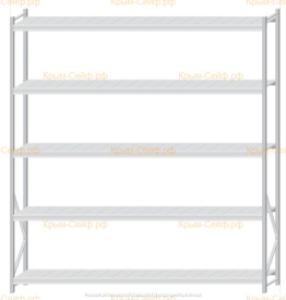 Стеллаж MS Pro Z 3000x2700x500 (5 ярусов)