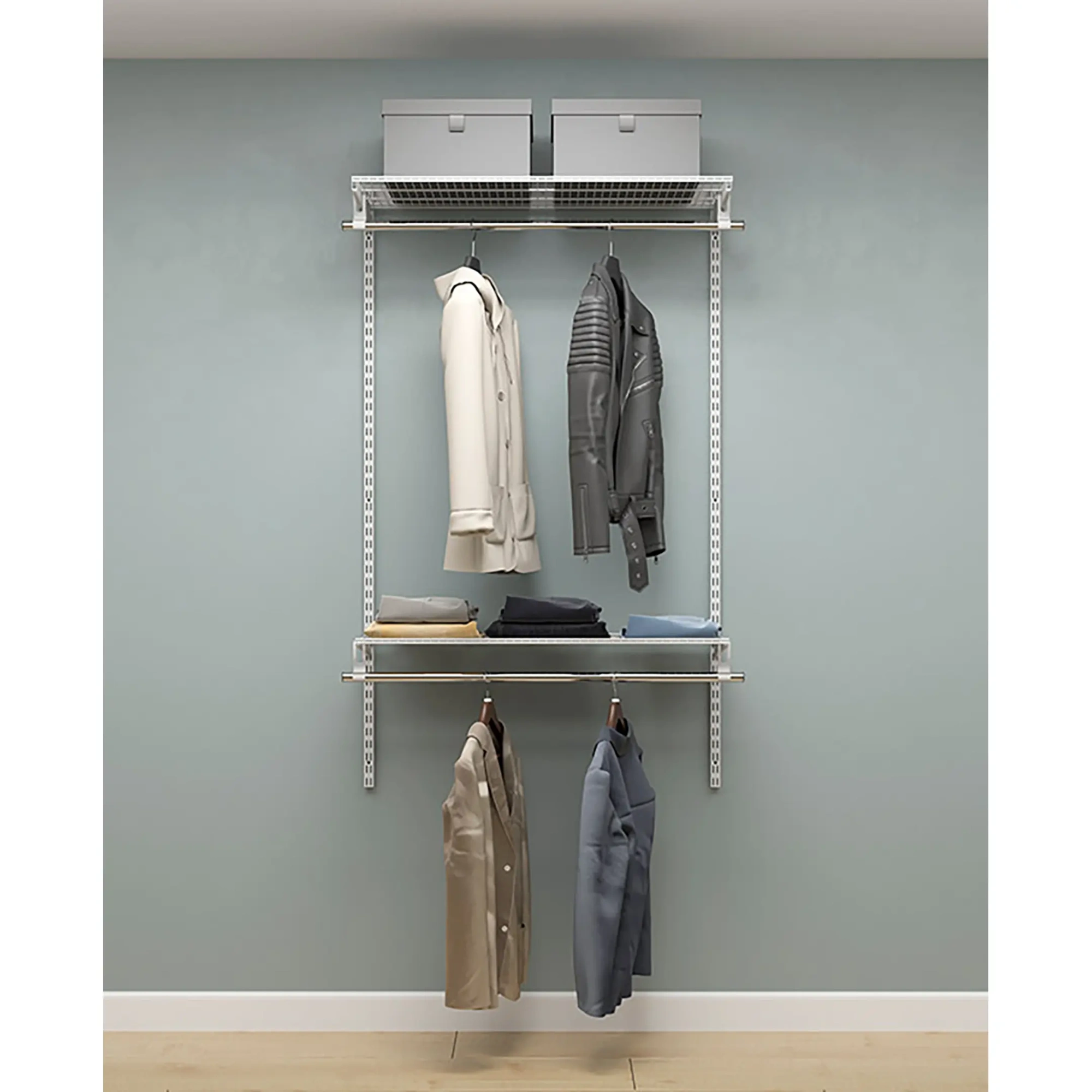 Гардеробная система ПРАКТИК Home Прихожая Light 2 белая